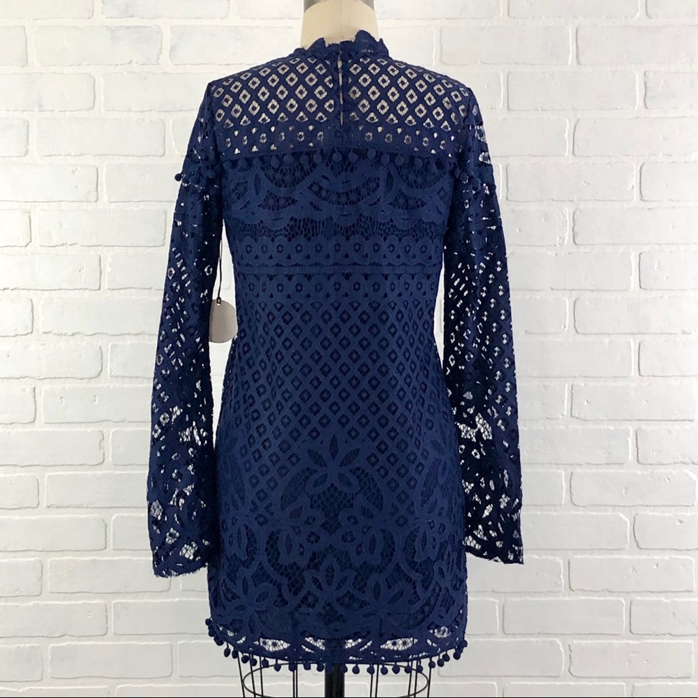 Revolve Tularosa Matilda lace dress, navy NWT - Picture 4 of 8
